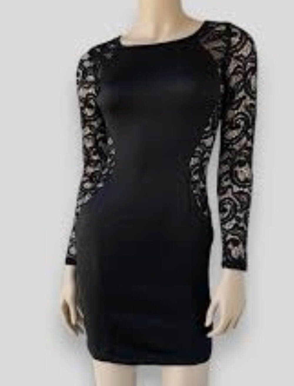 BCX Lace/Sequin Mini Bodycon Dress size 9 Juniors